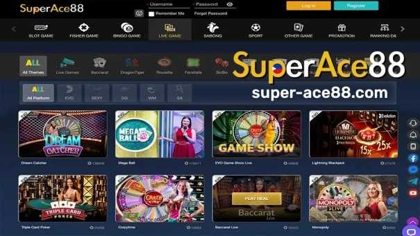 How to claim SuperAce88 Live Casino free bonus?
